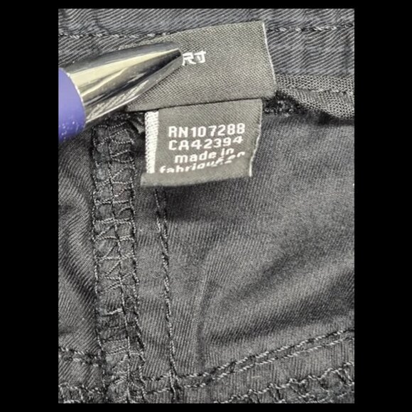 ESprit Jeans Women US 8 Bern Black W/ Pin Stripe Stretch NWT - Picture 11 of 14